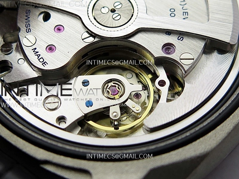 PAM1279 X Luminor GMT 42mm Titanium VSF 1:1 Best Edition Blue Dial on Black Leather Strap P.9011 Super Clone
